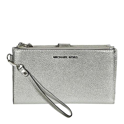 michael kors wallet silver|leather michael kors wallet women.